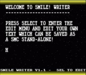 Smile Writer (V1.1) (PD) Rom